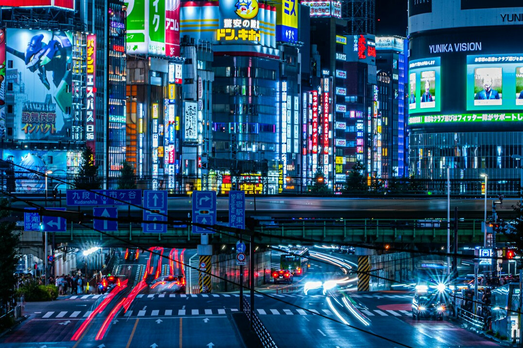 futuristic city view